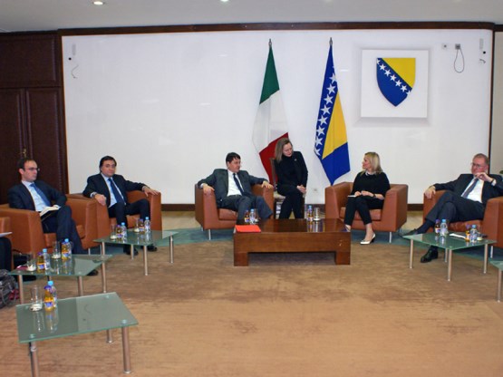 Članica Delegacije Parlamentarne skupštine BiH u Parlamentarnoj skupštini Centralnoevropske inicijative Monika Tomić razgovarala sa članovima Delegacije Parlamenta Italije u PSCEI